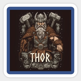 Thor Thunder God Norse Mythology Asgardians Sticker